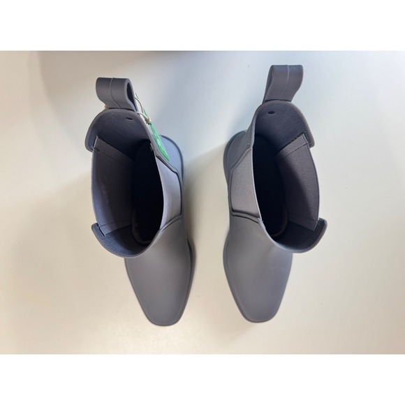 Sam Edelman Waterproof Grey Chelsea Rain Boots Women's Size 8 - Picture 4 of 6